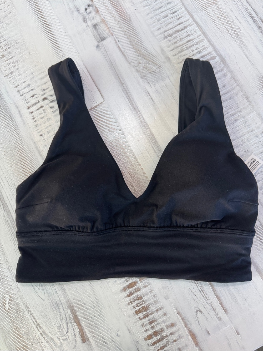 Lululemon Black V-Neck Bralette - Women Intimates & Sleepwear